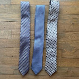 3 suit ties Kenneth Cole
